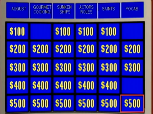 Jeopardy! screenshot 2 for CD-i